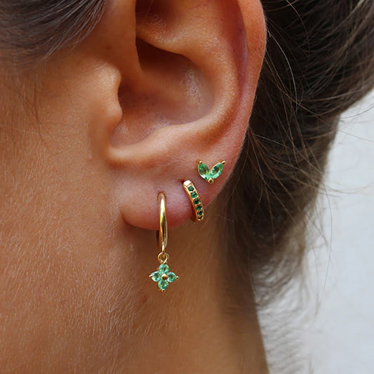 Zircon earrings set - Tilatan